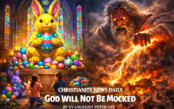 A Warning to the Western Church That God Will Not Ignore Their Idol Worship of The Easter Eggs And  Bunnies At The Altar.