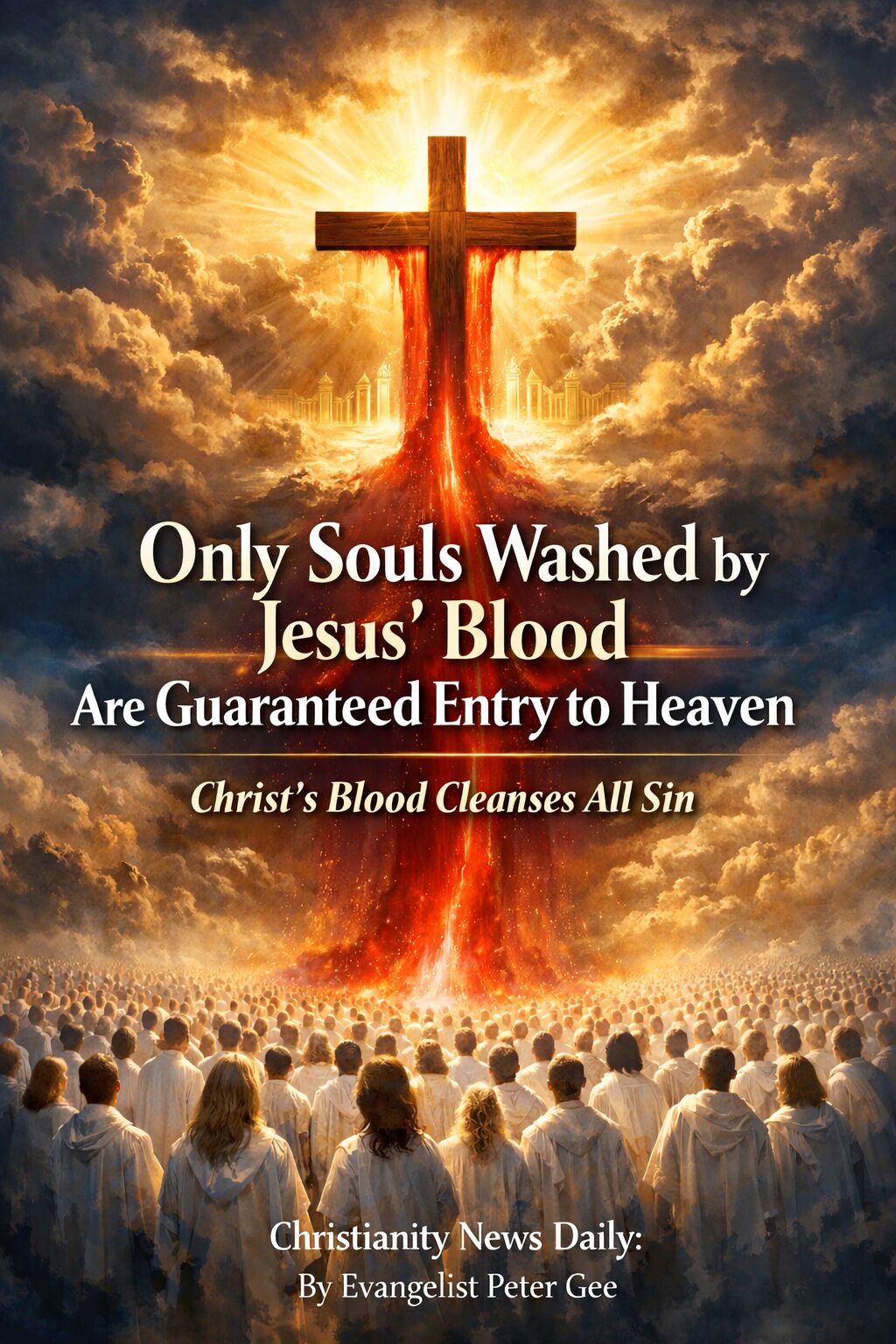 Only Souls Washed by Jesus’ Blood Are Guaranteed Entry to Heaven Since Christ’s Blood Cleanses All Sin | Christianity News Daily