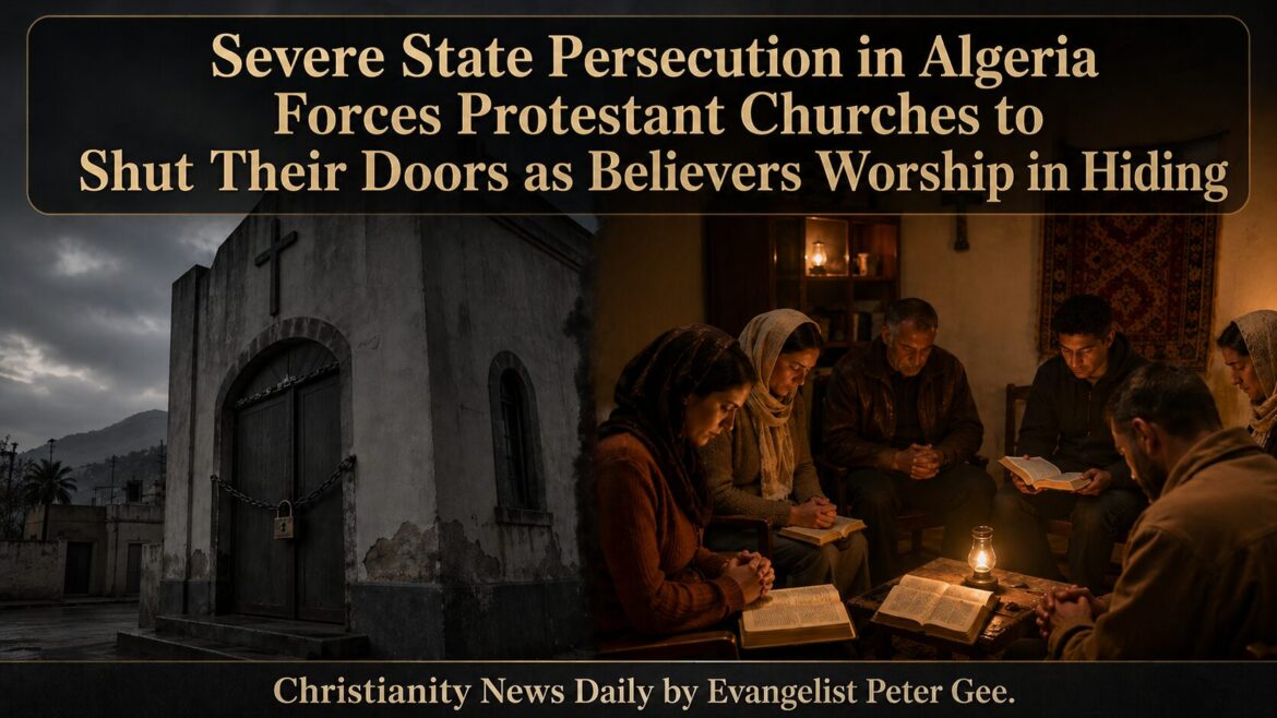 Severe State Persecution in Algeria Forces Protestant Churches to Shut Their Doors as Believers Worship in Hiding.