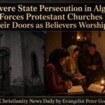 Severe state persecution in Algeria has forced Protestant churches to shut their doors, pushing believers into hidden worship as authorities continue tightening control over Christian gatherings and non-Muslim worship.