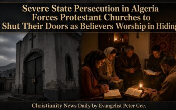 Severe state persecution in Algeria has forced Protestant churches to shut their doors, pushing believers into hidden worship as authorities continue tightening control over Christian gatherings and non-Muslim worship.