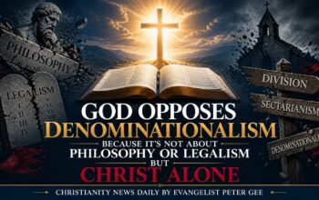 God Opposes Denominationalism Because It's Not About Philosophy or Legalism but Christ Alone.